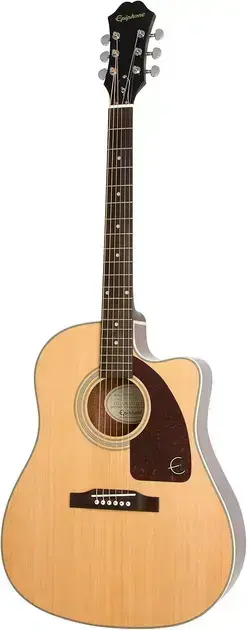 Melhor Violão de Aço: os 7 melhores em 2026 1. Violão AJ-220 SCE - Epiphone