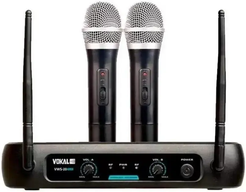 Melhor Microfone Sem Fio: os 7 melhores em 2026 2. Microfone Sem Fio Duplo VWS 20 Plus - Vokal