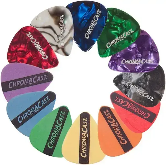 Melhor Palheta Para Violão: as 7 melhores em 2026 2. Palhetas de guitarra ChromaCast CC-SAMPLE - ChromaCast