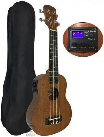 Melhor Ukulele Soprano: os 7 melhores em 2026 2. Ukulele Soprano Elétrico Sapele - Malibu