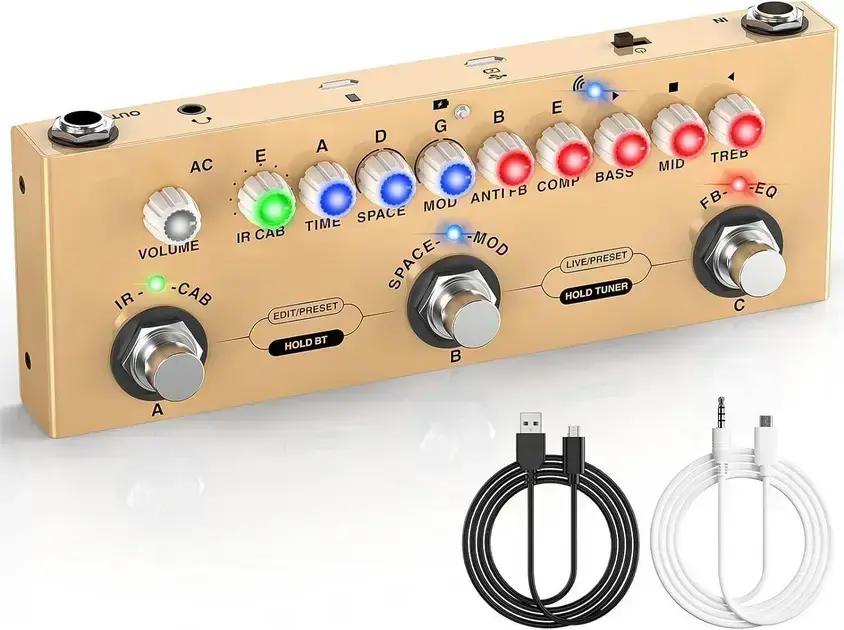 Melhor Pedaleira Para Guitarra: as 5 melhores em 2026 3. Pedal de Efeito CUBE BABY - KINGSTER