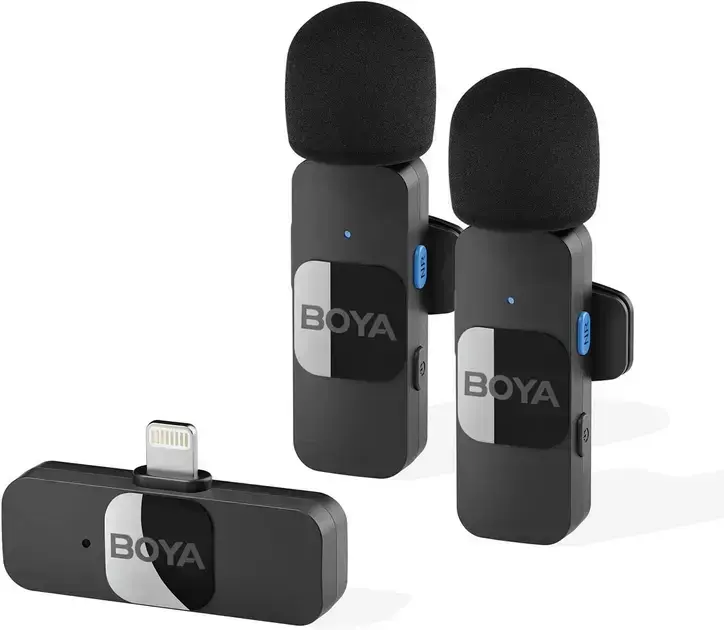 Melhor Microfone de Lapela: os 10 melhores em 2026 4. Microfone Sem Fio BY-V2 - Boya