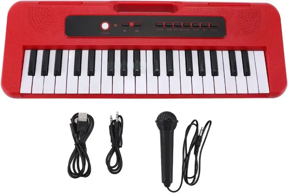 Melhor Teclado Infantil: os 5 melhores em 2026 4. Piano com Teclado de 37 Teclas - Keenso