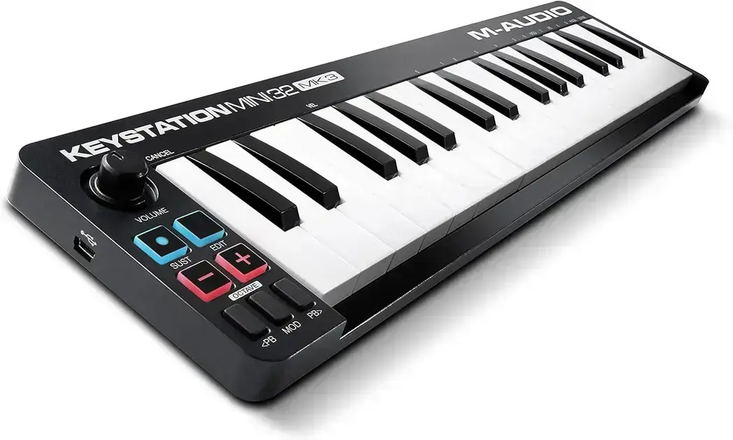 Melhor Teclado Controlador Midi: os 5 melhores em 2026 4. Teclado Controlador M-Audio Keystation Mini 32 MK3 - M-Audio