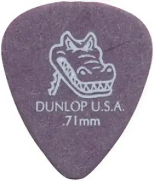 Melhor Palheta Para Violão: as 7 melhores em 2026 7. Palheta Dunlop 417P.71 Gator Grip - Jim Dunlop