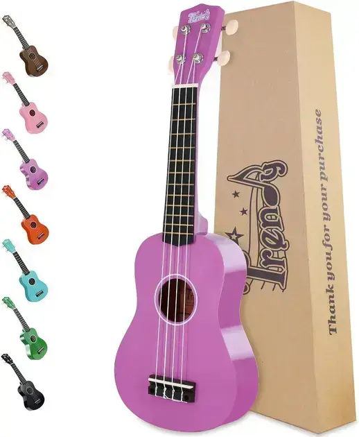 Melhor Ukulele Soprano: os 7 melhores em 2026 7. Ukulele Soprano Trendy 53 cm - Trendy