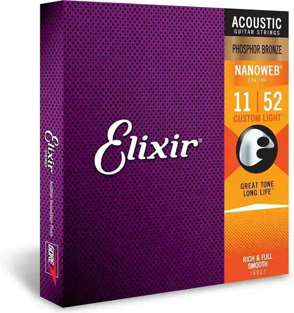 Melhor Encordoamento Para Violão: os 9 melhores em 2026 1. Cordas Elixir Phosphor Bronze - Elixir