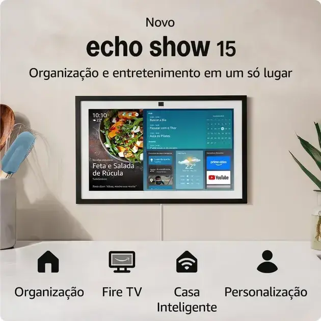 Melhor Aleza: as 6 melhores em 2026 1. Echo Show 15 - Amazon