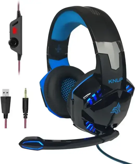 10. Headset Gamer Knup HV-H2002d - Knup Hathor