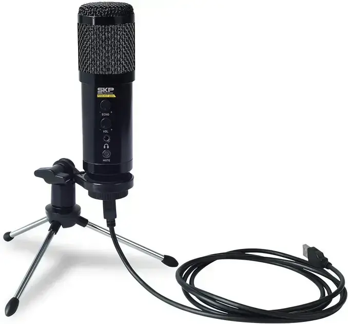 Melhor Microfone Para Podcast: os 10 melhores em 2026 10. Microfone Condensador USB 400U - SKP