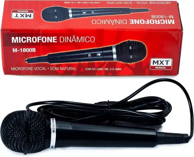 10. Microfone MXT M-1800B - Maxtuned