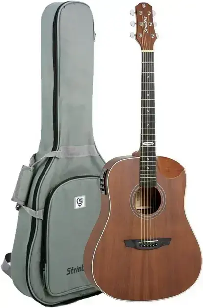 Melhor Violão Até 2000 reais: os 10 melhores em 2026 10. Violão Folk Strinberg SD201HC Black Plus - Strinberg
