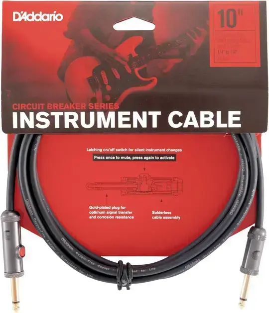 Melhor Cabo Para Guitarra: os 4 melhores em 2026 2. Cabo Circuit Breaker 3.05M - D'Addario