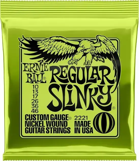 2. Cordas Regular Slinky - Ernie Ball