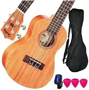 Melhor Ukulele Bom e Barato: os 9 melhores em 2026 2. Kit Ukulele Shelby SU23M - Genérico