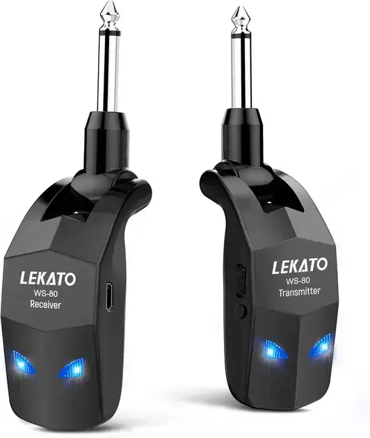 2. Sistema de Guitarra Sem Fios WS-80 - LEKATO