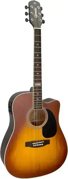 2. Violão Folk Eletroacústico Cutaway GF1D CEQ HB - Giannini