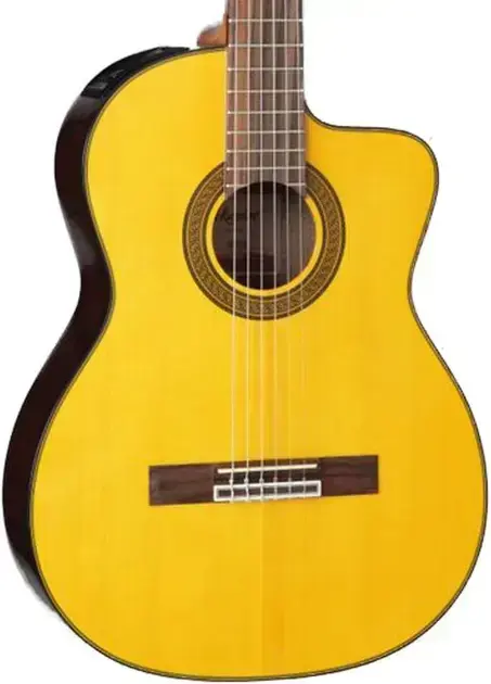 Melhor Violão Elétrico: os 9 melhores em 2026 4. Guitarra Elétrica Clássica Cutaway GC5CE-NAT - Takamine