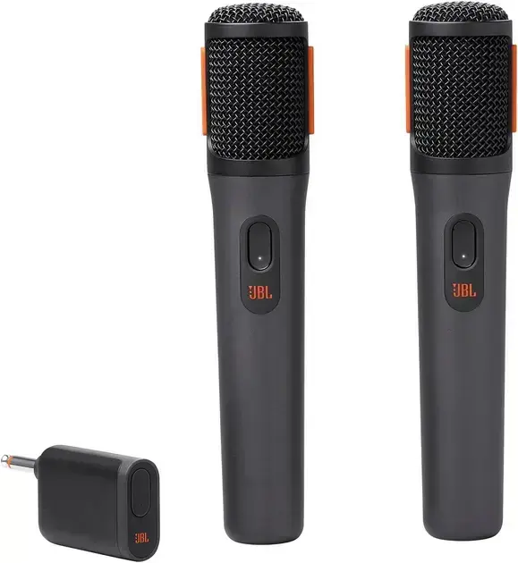 Mellhor Microfone Para Cantar: os 8 melhores em 2026 4. Par de Microfone Sem Fio JBL PartyBox - JBL