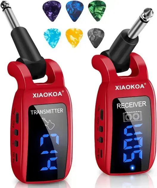 4. Sistema de Guitarra Sem Fio U12DX - XIAOKOA