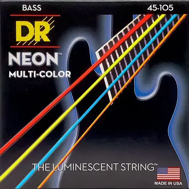 5. Cordas para Baixo HI-DEF NEON (NMCB-45) - DR Strings