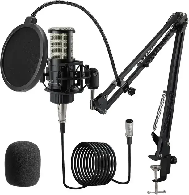5. Microfone XLR Condensador AC22 - ALABS