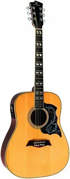 5. Violão Elétrico Michael Galaxy Folk VM925DT - Michael