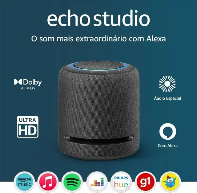 Melhor Aleza: as 6 melhores em 2026 6. Echo Studio - Amazon