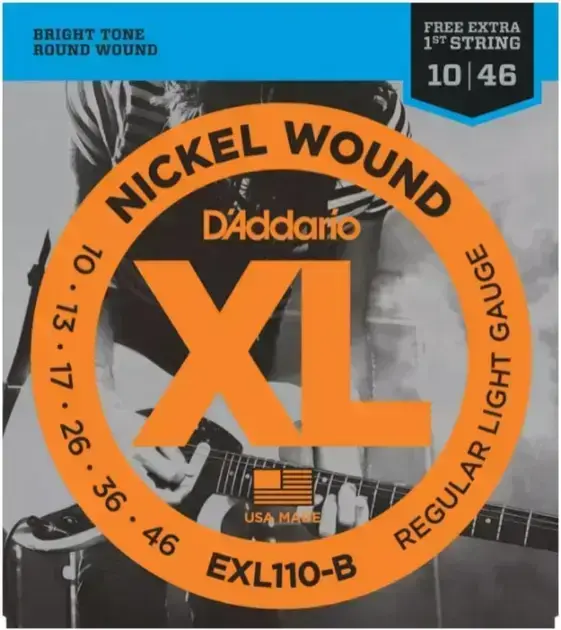6. Encordoamento EXL110-B 010-046 - D'Addario