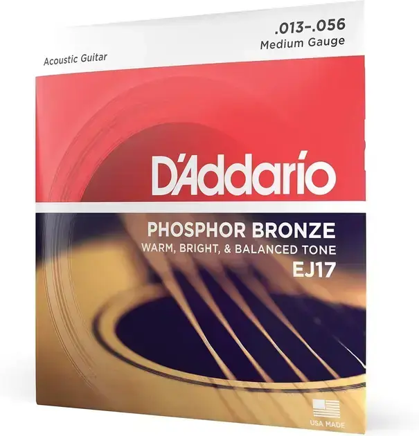 Melhor Encordoamento Para Violão: os 9 melhores em 2026 6. Encordoamento Para Violão Aço .013-.057 - D'Addario