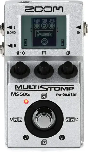 Melhor Pedaleira Boa e Barata: as 7 melhores em 2026 6. Pedal MultiStomp MS-50G - Zoom
