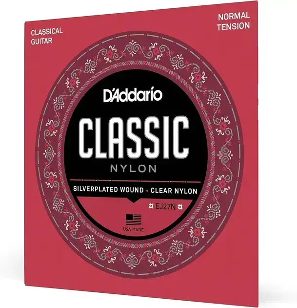 Melhor Encordoamento Para Violão: os 9 melhores em 2026 7. Encordoamento de Nylon para Violão EJ27N - D'Addario