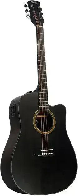 Melhor Violão Elétrico: os 9 melhores em 2026 7. Violão Elétrico Ametista - Folk - Black - EQ 3 Bandas - Tonante
