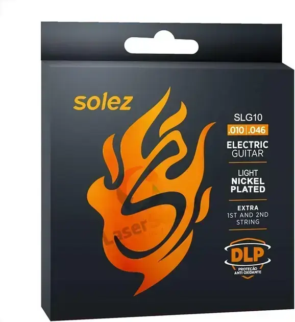 9. Encordoamento Guitarra 0,10 SLG10 - Solez