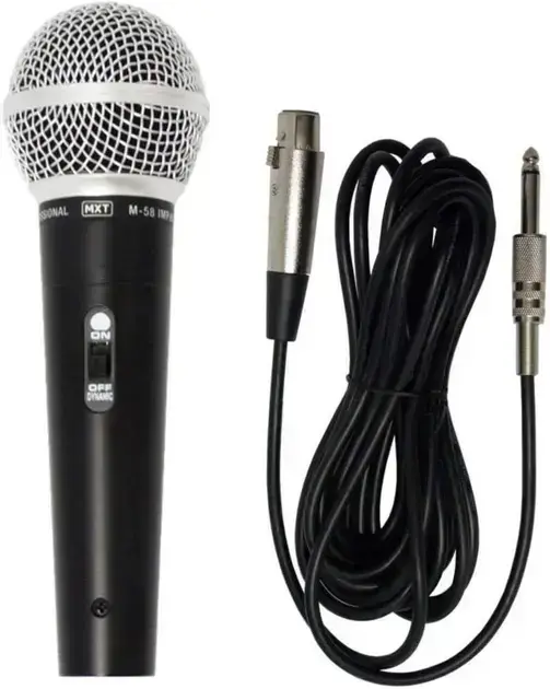 9. Microfone Dinâmico De Metal MXT M-58 - HJCE