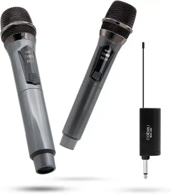 Mellhor Microfone Custo Benefício: os 10 melhores em 2026 9. Microfone Sem Fio Duplo UHF MAC002 - Coibeu
