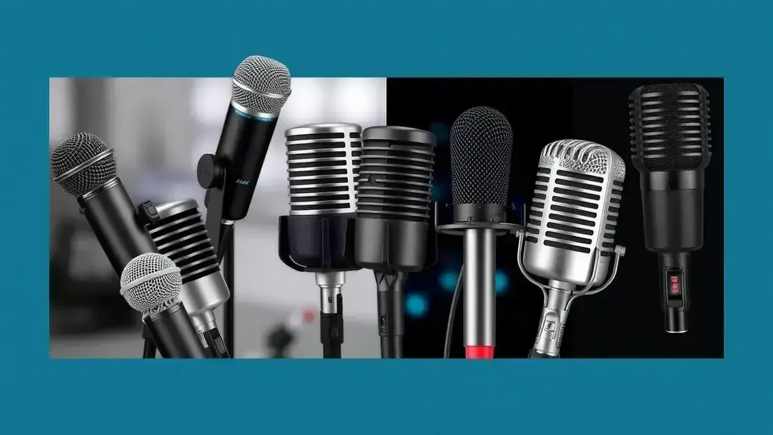 Mellhor Microfone Para Cantar: os 8 melhores em 2026 Melhores Microfones para Cantar: 8 Opções Imperdíveis